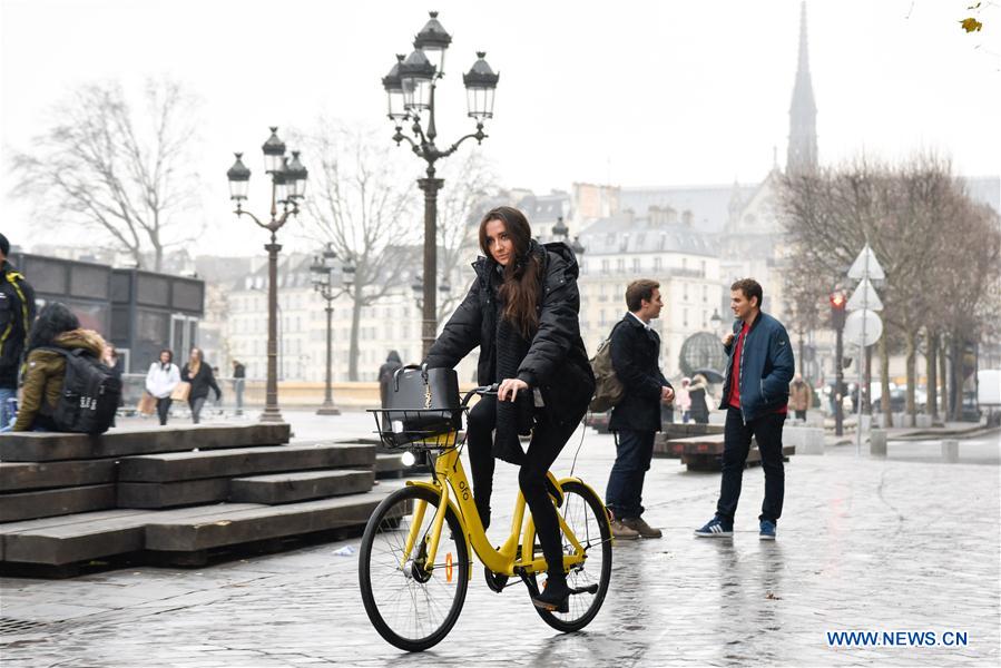 FRANCE-PARIS-CHINA-BIKE SHARING-OFO