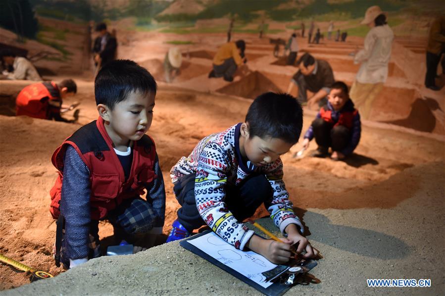 CHINA-JINAN-MUSEUM-ARCHAEOLOGICAL EXCAVATION-SIMULATION (CN)