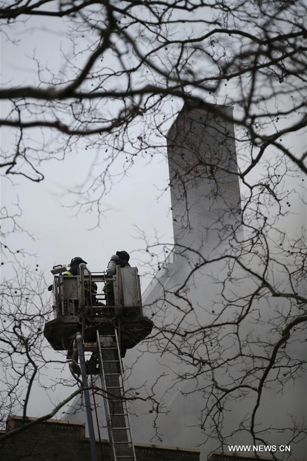 U.S.-NEW YORK-MANHATTAN APARTMENT-FIRE