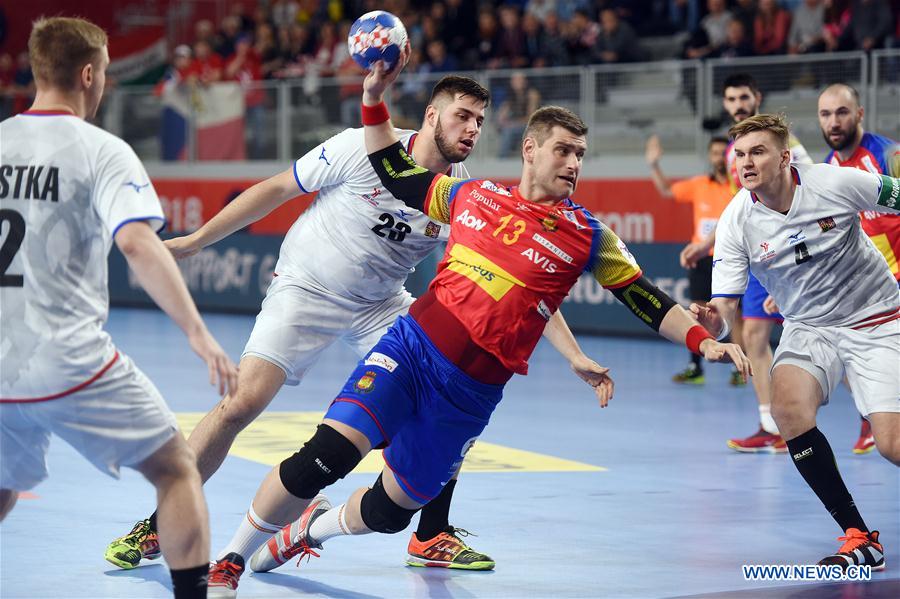 (SP)CROATIA-VARAZDIN-HANDBALL-EHF EURO 2018-ESP VS CZE