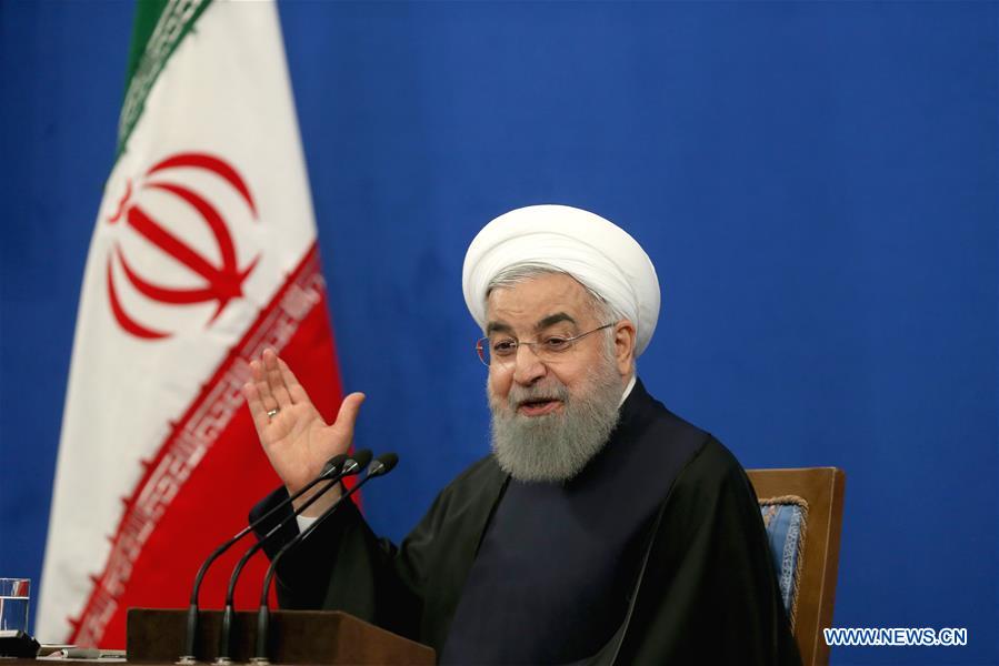 IRAN-TEHRAN-ROUHANI-PRESS CONFERENCE