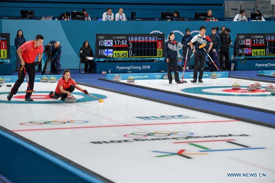 (SP)OLY-SOUTH KOREA-PYEONGCHANG-CURLING-MIXED DOUBLES-CHINA VS SWITZERLAND