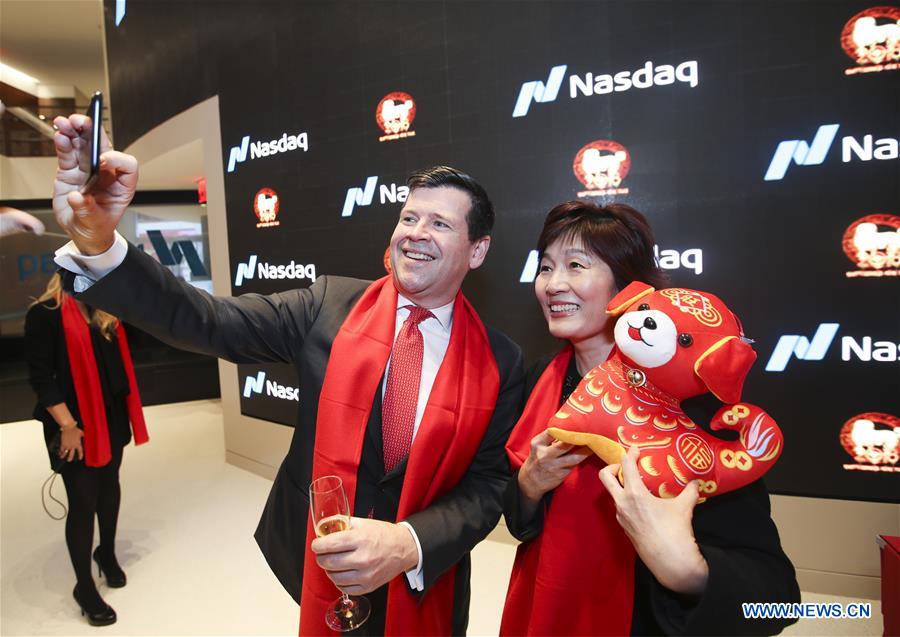 U.S.-NEW YORK-NASDAQ-CHINESE NEW YEAR-OPENING BELL