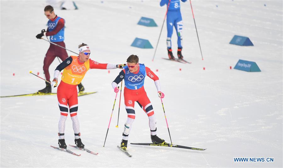 (SP)OLY-SOUTH KOREA-PYEONGCHANG-CROSS-COUNTRY SKIING-MEN'S 4x10KM RELAY