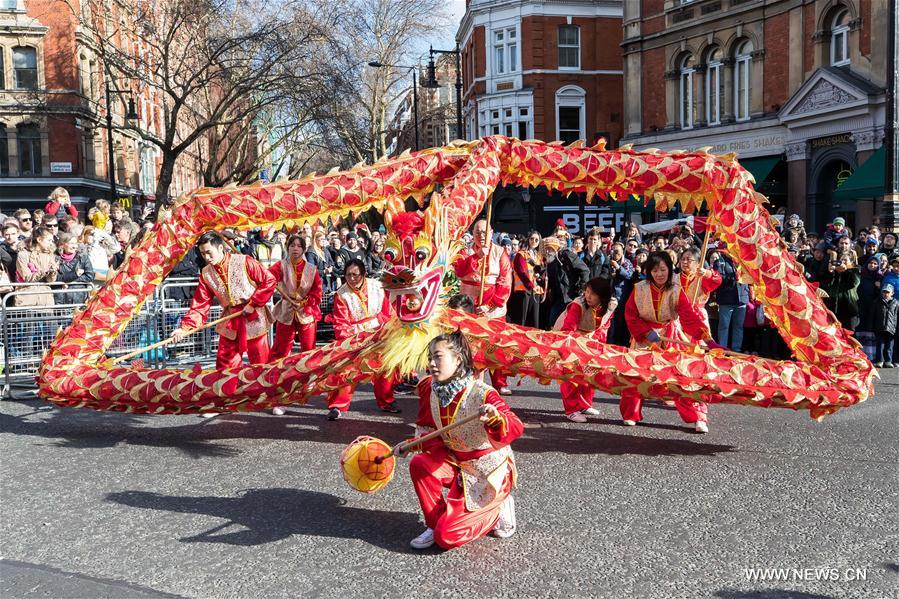 BRITAIN-LONDON-CHINESE NEW YEAR-CELEBRATION