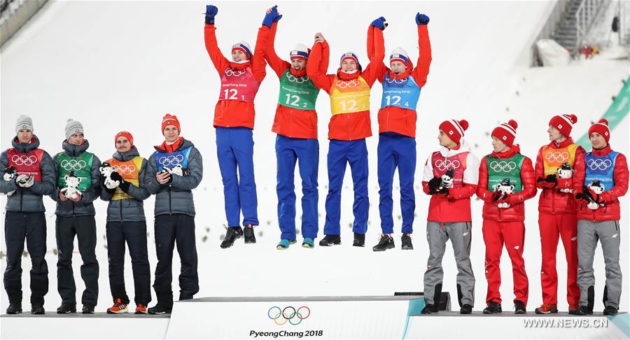 (SP)OLY-SOUTH KOREA-PYEONGCHANG-SKI JUMPING-MEN'S TEAM