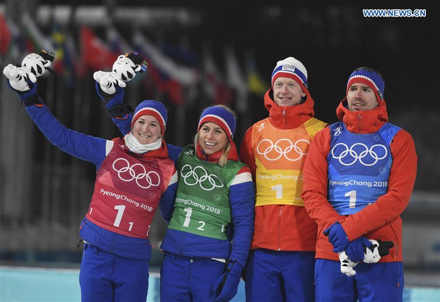 (SP)OLY-SOUTH KOREA-PYEONGCHANG-BIATHLON-MIXED RELAY