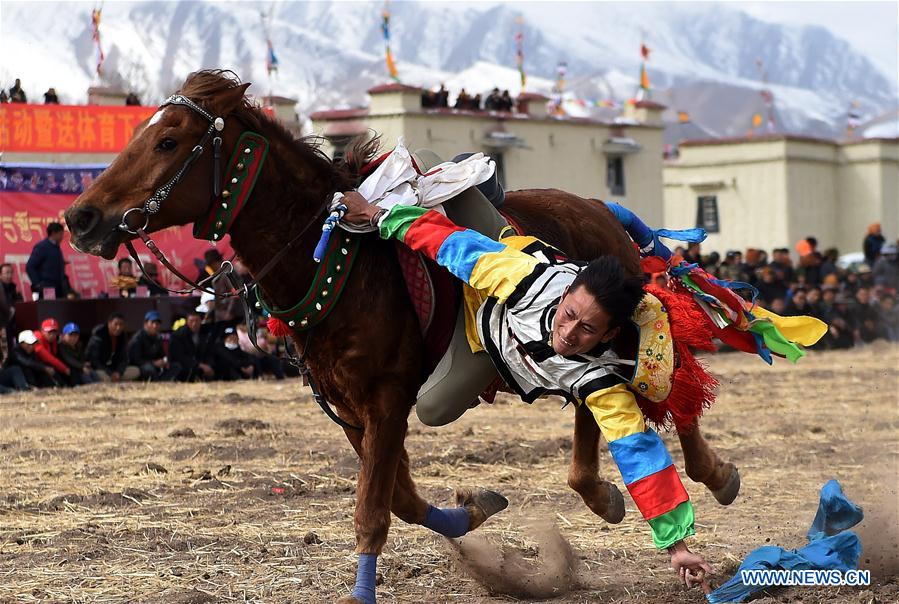 CHINA-TIBET-LHASA-EQUESTRIAN EVENT (CN)