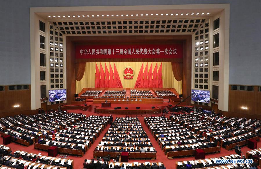 (TWO SESSIONS)CHINA-BEIJING-NPC-SECOND PLENARY MEETING (CN)