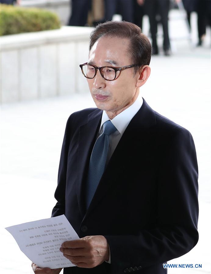 SOUTH KOREA-SEOUL-LEE MYUNG-BAK-QUESTIONING