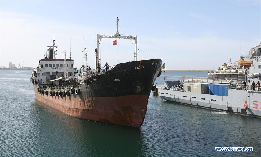 LIBYA-TRIPOLI-NAVY-FOREIGN TANKER-SMUGGLING