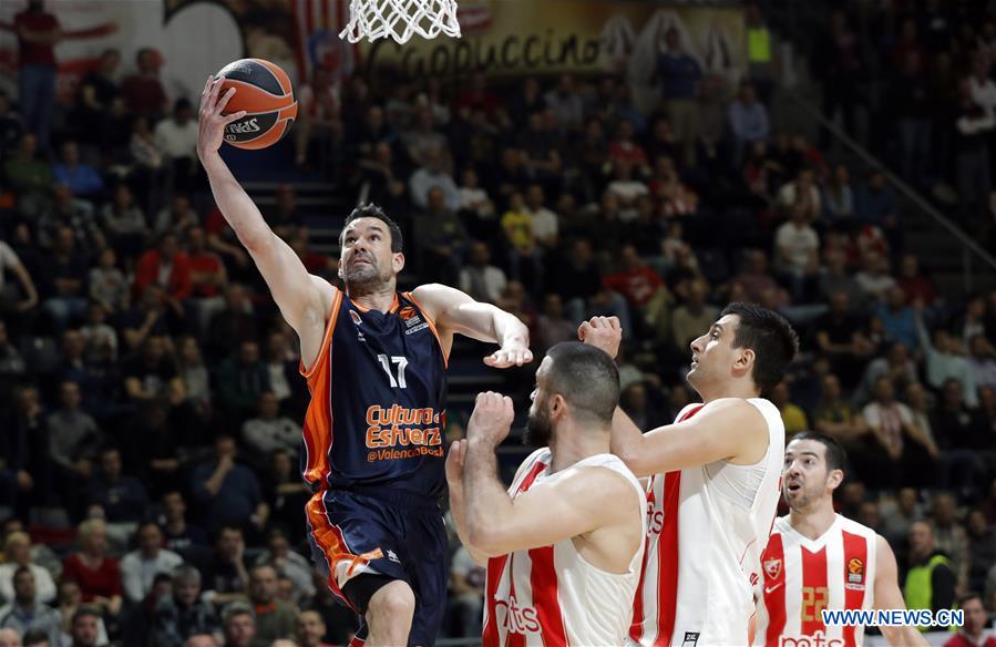 (SP)SERBIA-BELGRADE-EUROLEAGUE-BASKETBALL-CRVENA ZVEZDA VS VALENCIA