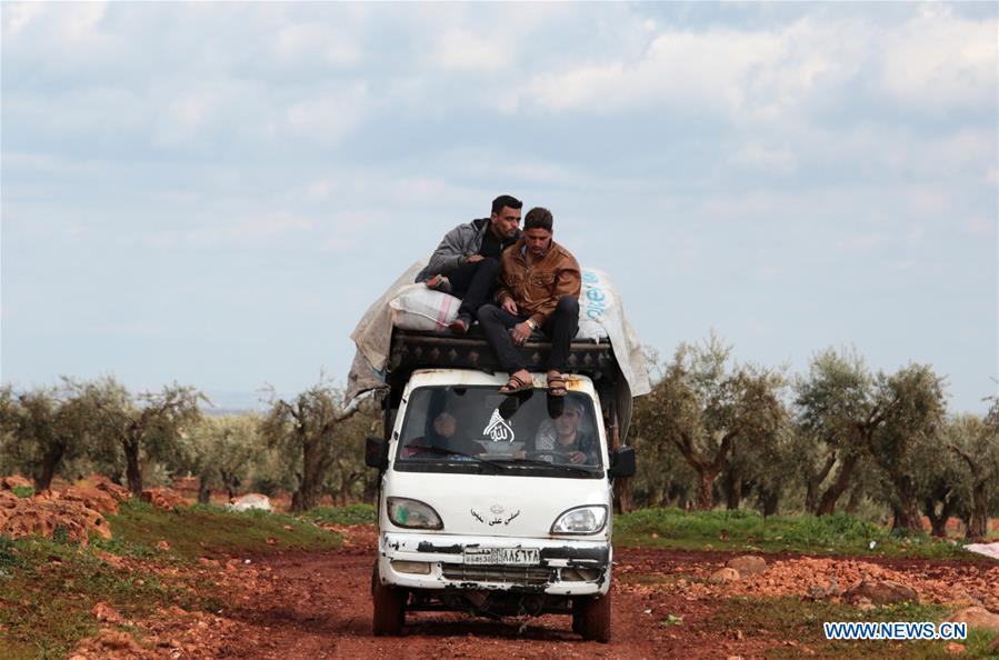 SYRIA-AFRIN-CIVILIANS-EVACUATION