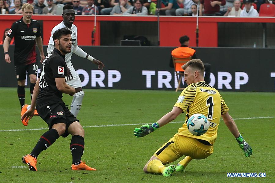 (SP)GERMANY-LEVERKUSEN-SOCCER-BUNDESLIGA-LEVERKUSEN VS FRANKFURT