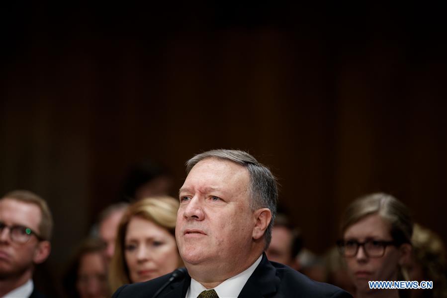 FILE-U.S.-WASHINGTON D.C.-SECRETARY OF STATE-MIKE POMPEO-SENATE-CONFIRMING