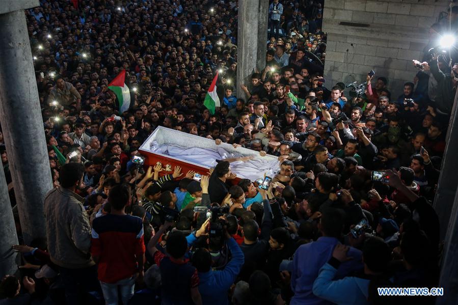 MIDEAST-GAZA-HAMAS-SCIENTIST-FUNERAL