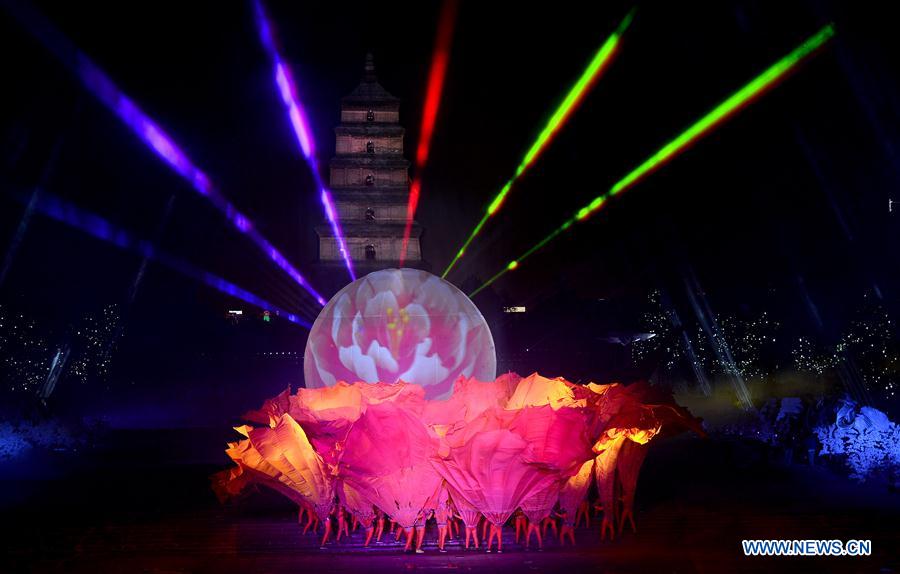 CHINA-SHAANXI-XI'AN-LIGHT SHOW (CN)