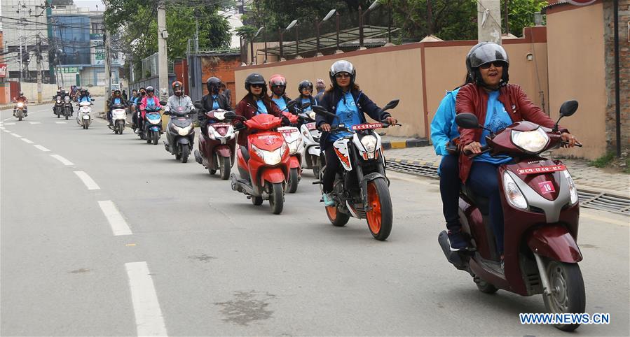 NEPAL-KATHMANDU-INTERNATIONAL FEMALE RIDE DAY