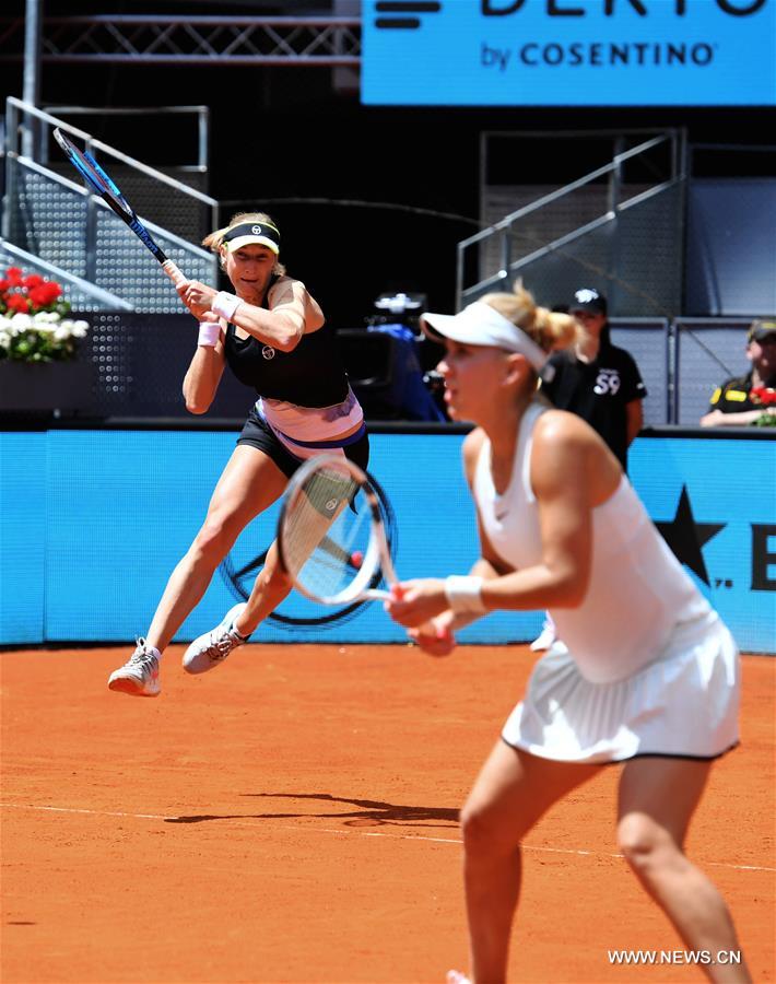 (SP)SPAIN-MADRID-TENNIS-2018 MADRID OPEN-WOMEN'S DOUBLES FINAL