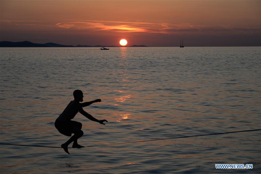 CROATIA-ZADAR-ROPEWALKING