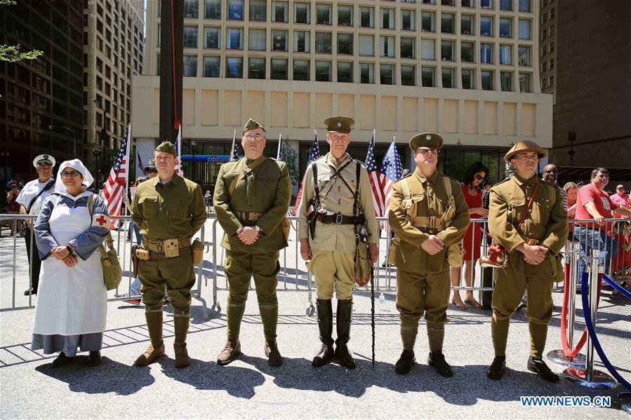 U.S.-CHICAGO-MEMORIAL DAY-PARADE