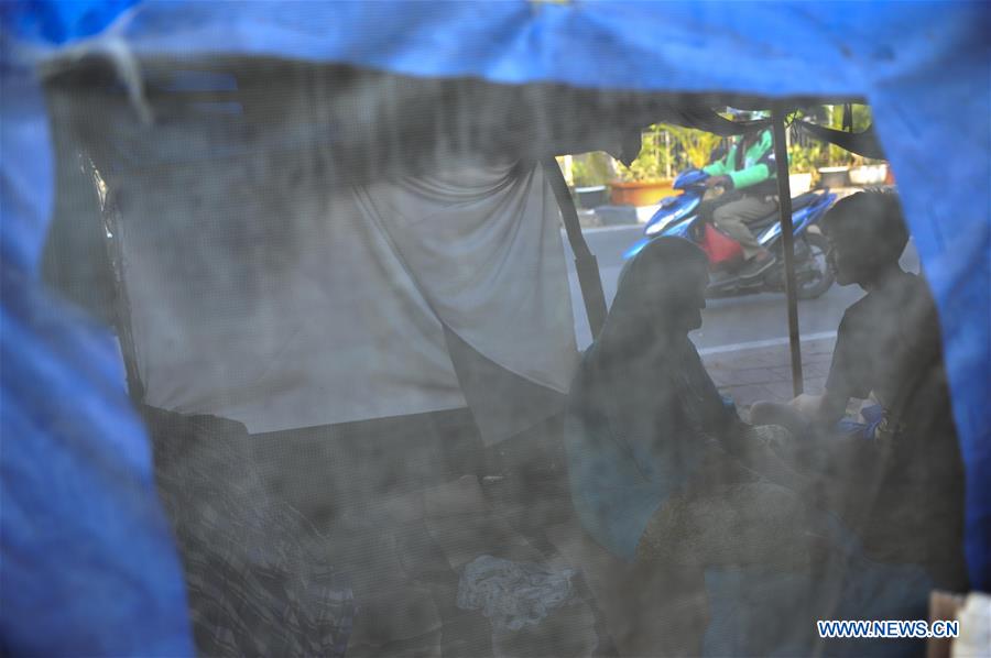 INDONESIA-JAKARTA-ASYLUM SEEKER-MAKESHIFT TENT