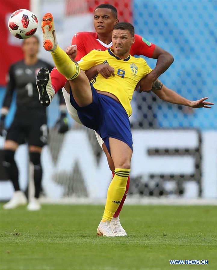 (SP)RUSSIA-SAINT PETERSBURG-2018 WORLD CUP-ROUND OF 16-SWITZERLAND VS SWEDEN