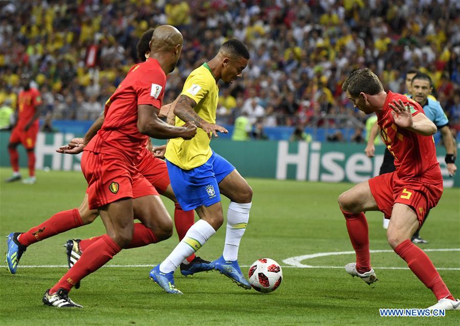 (SP)RUSSIA-KAZAN-2018 WORLD CUP-QUARTERFINAL-BRAZIL VS BELGIUM