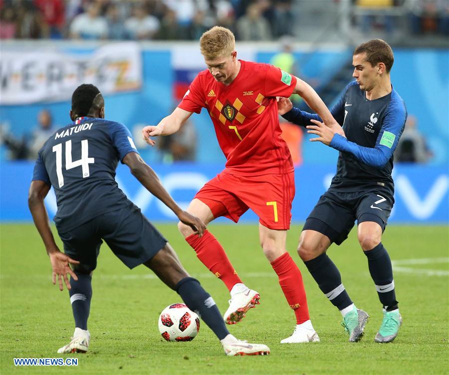 (SP)RUSSIA-SAINT PETERSBURG-2018 WORLD CUP-SEMIFINAL-FRANCE VS BELGIUM