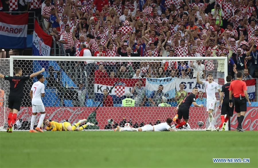 (SP)RUSSIA-MOSCOW-2018 WORLD CUP-SEMIFINAL-ENGLAND VS CROATIA