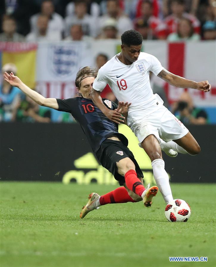 (SP)RUSSIA-MOSCOW-2018 WORLD CUP-SEMIFINAL-ENGLAND VS CROATIA