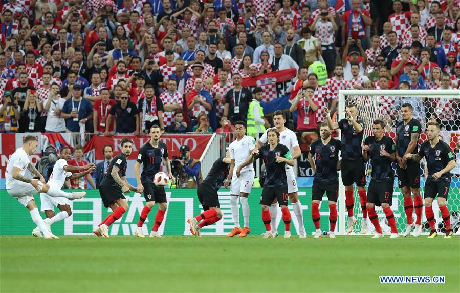 (SP)RUSSIA-MOSCOW-2018 WORLD CUP-SEMIFINAL-ENGLAND VS CROATIA