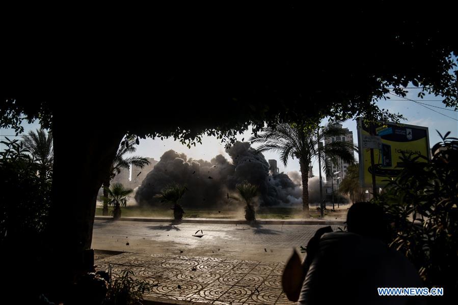 MIDEAST-GAZA-AIRSTRIKE