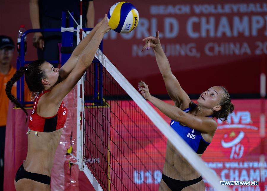 (SP)CHINA-NANJING-BEACH VOLLEYBALL-U19 WORLD CHAMPIONSHIPS (CN)