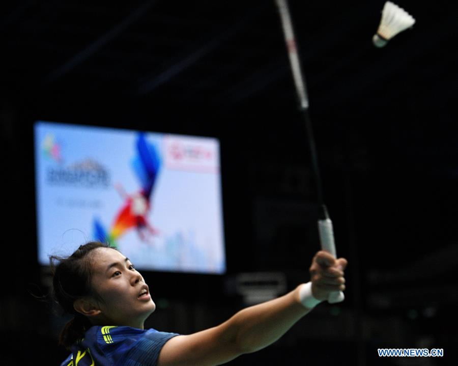 (SP)SINGAPORE-BADMINTON-SIGAPORE OPEN