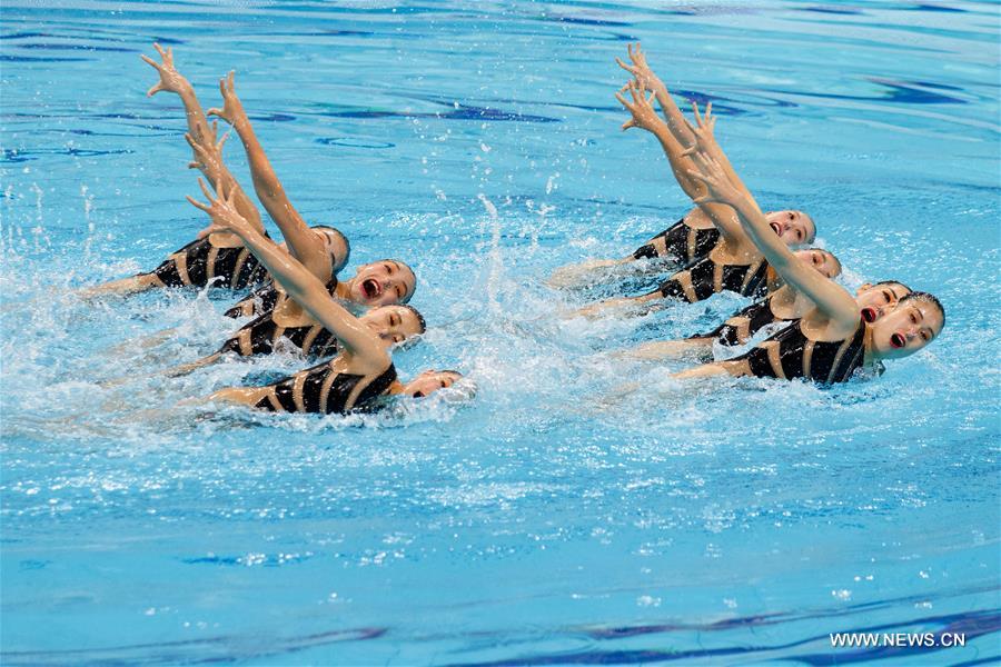 (SP)HUNGARY-BUDAPEST-FINA-ARTISTIC SWIMMING-WORLD JUNIOR CHAMPIONSHIPS-DAY 3