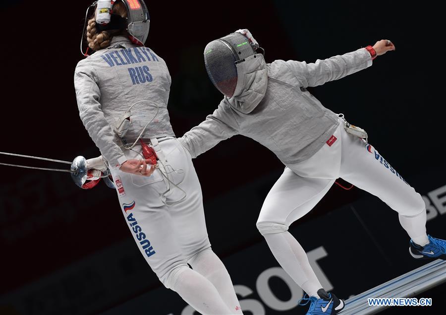 (SP)CHINA-JIANGSU-WUXI-FENCING-WORLD CHAMPIONSHIPS (CN)