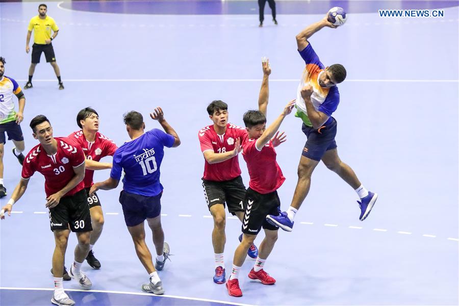 (SP)INDONISIA-JAKARTA-ASIAN GAMES-HANDBALL-CHINESE TAIPEI VS INDIA