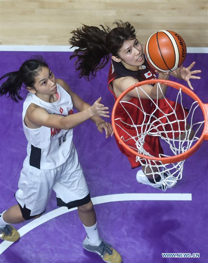 (SP)INDONESIA-JAKARTA-ASIAN GAMES-BASKETBALL-HONG KONG VS JAPAN