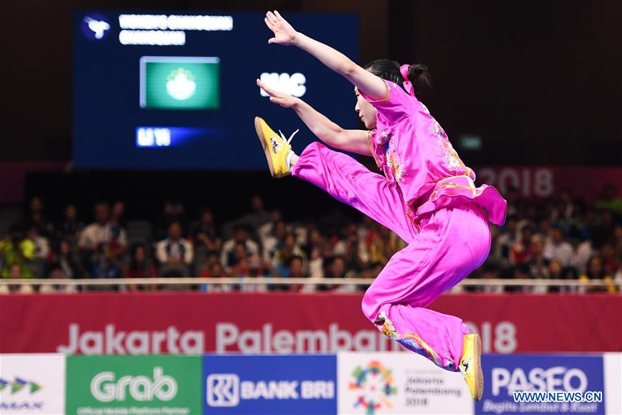 (SP)INDONESIA-JAKARTA-ASIAN GAMES-WUSHU-WOMEN'S CHANGQUAN