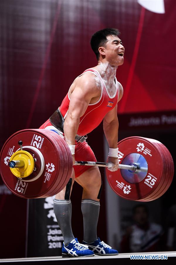 (SP)INDONESIA-JAKARTA-ASIAN GAMES-WEIGHTLIFTING