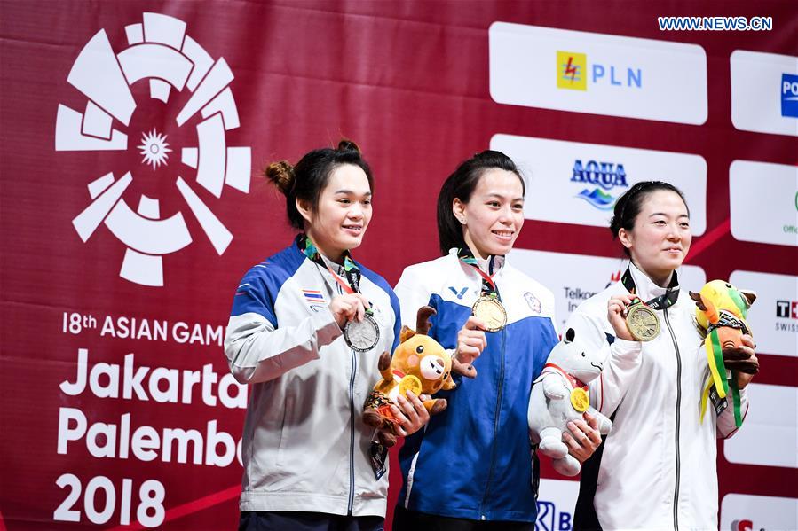 (SP)INDONESIA-JAKARTA-ASIAN GAMES-WEIGHTLIFTING