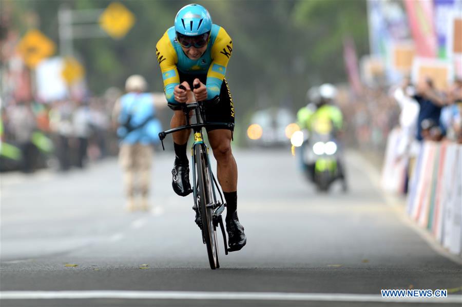 (SP)INDONESIA-SUBANG-ASIAN GAMES-CYCLING ROAD-MEN'S 40KM INDIVIDUAL TIME TRIAL