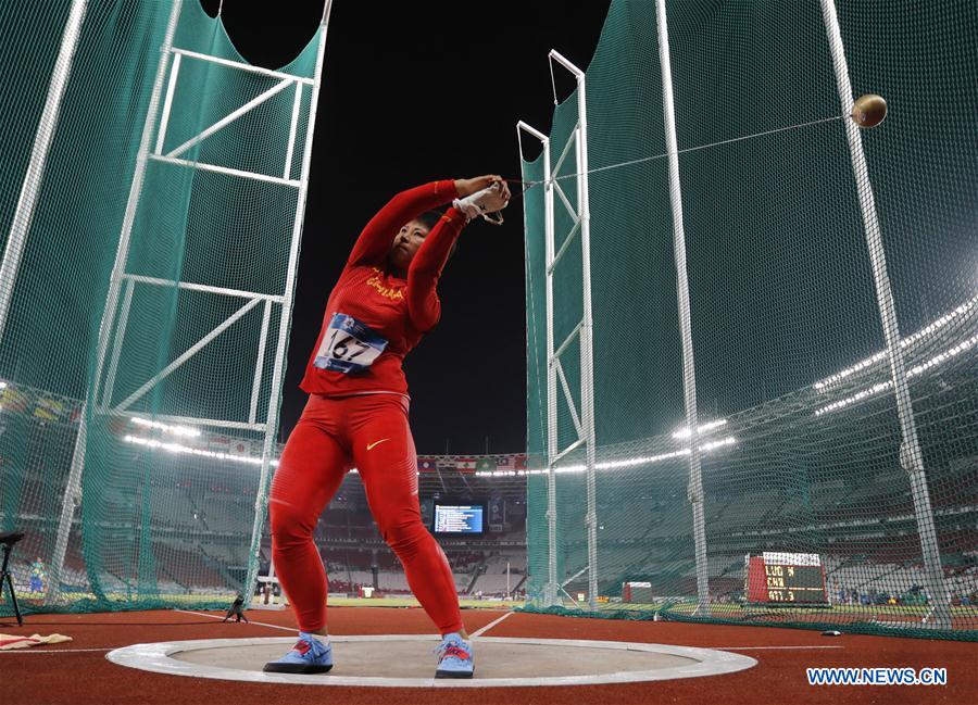 (SP)INDONESIA-JAKARTA-ASIAN GAMES-ATHLETICS-WOMEN'S HAMMER THROW