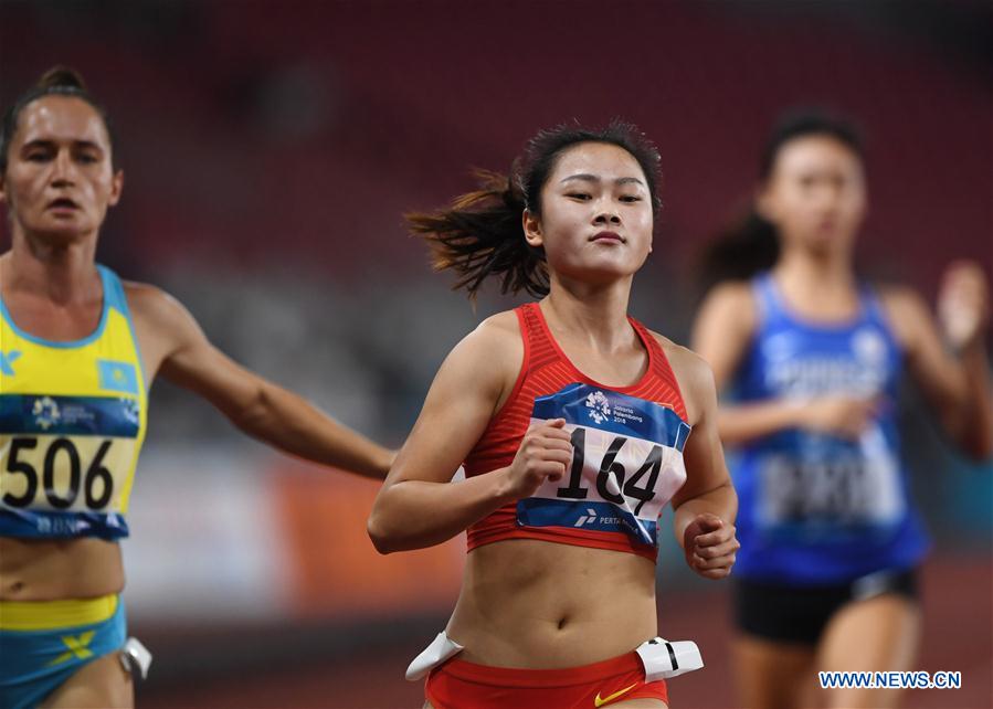 (SP)INDONESIA-JAKARTA-ASIAN GAMES-ATHLETICS-WOMEN'S 100M QUALIFICATION