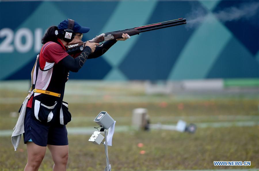 (SP)INDONESIA-PALEMBANG-ASIAN GAMES-SHOOTING-WOMEN'S SKEET