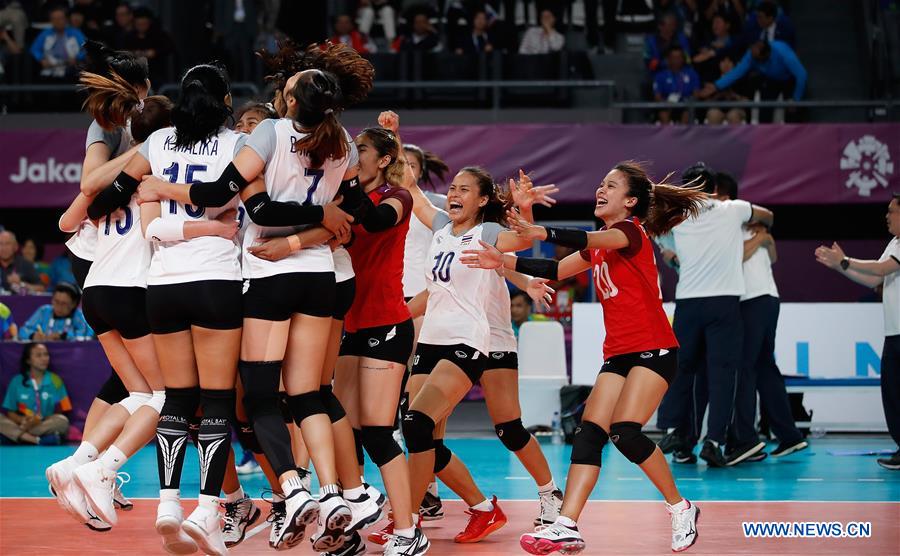 (SP)INDONESIA-JAKARTA-ASIAN GAMES-VOLLEYBALL