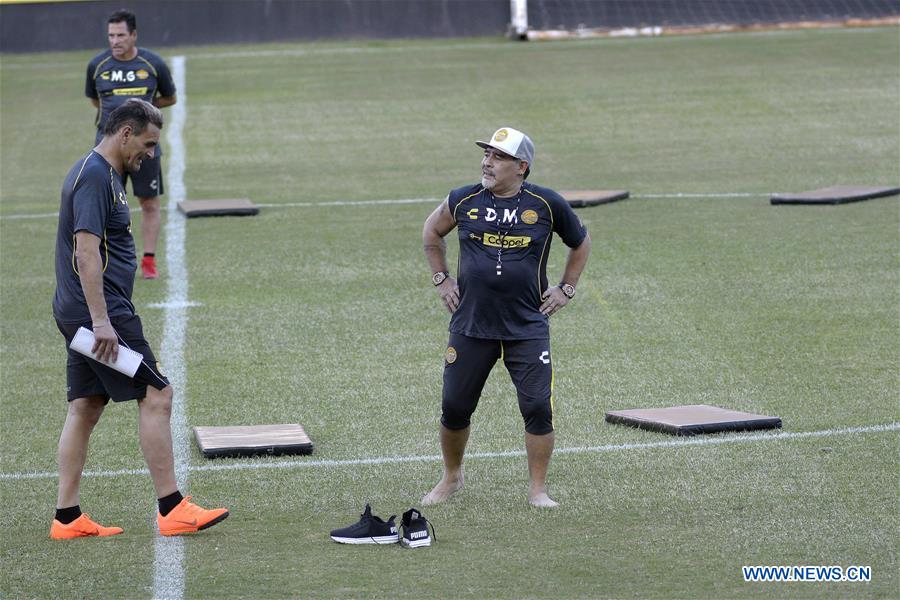 (SP)MEXICO-SINALOA-MARADONA-TRAINING SESSION