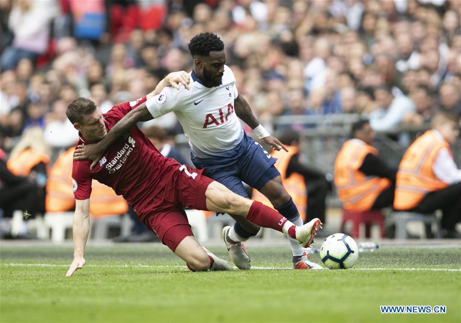 (SP)BRITAIN-LONDON-FOOTBALL-PREMIER LEAGUE-HOTSPUR VS LIVERPOOL