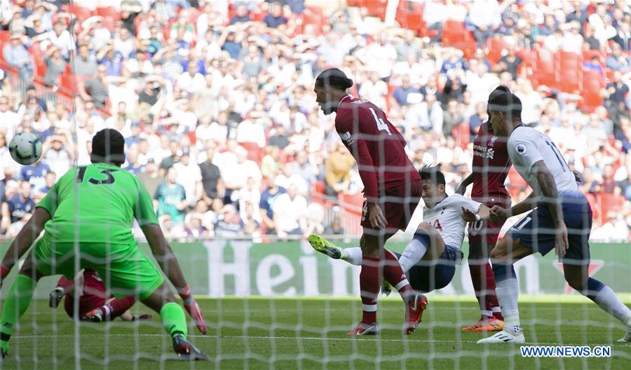 (SP)BRITAIN-LONDON-FOOTBALL-PREMIER LEAGUE-HOTSPUR VS LIVERPOOL